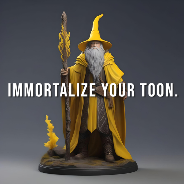 3D printed miniatures